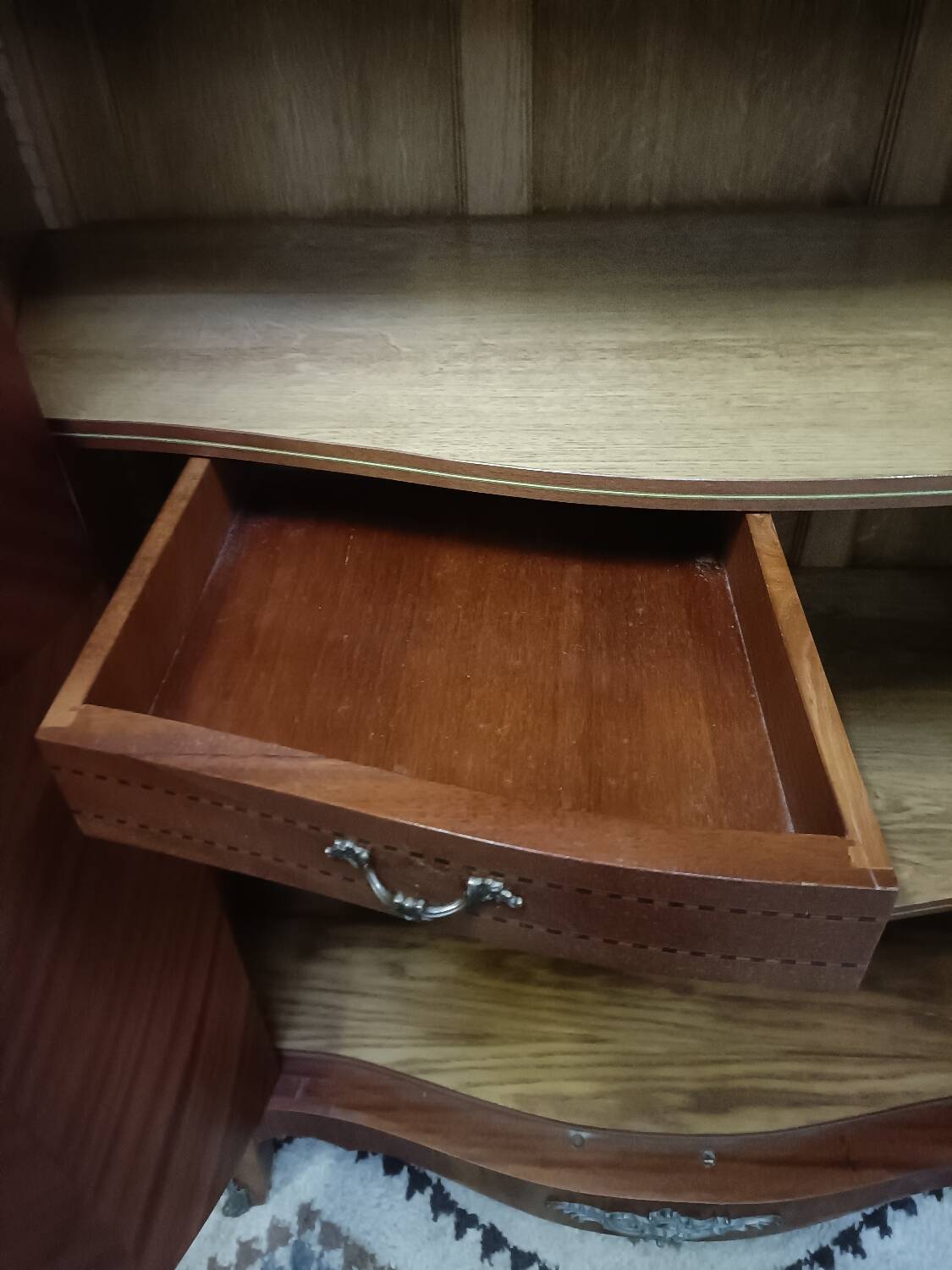 Rosewood inlaid cabinet