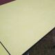 Table extensible en Formica jaune