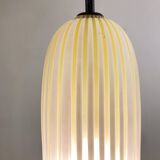 Mid-Century Modern Yellow Glass Pendant Lamp, Italy, 1960s