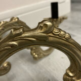 8-branch bronze chandelier