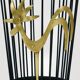 Brass Umbrella Stand Coq by Walter Bosse Mid-Century for Herta Baller, 1950s