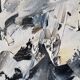 Tableau peinture abstrait "clandestin"