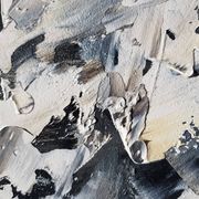 Tableau peinture abstrait "clandestin"