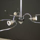 Minimalist 3-flamming Chandelier, 1930s