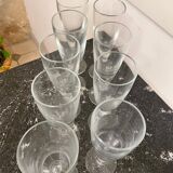 Large Antique Glasses, Set of 9