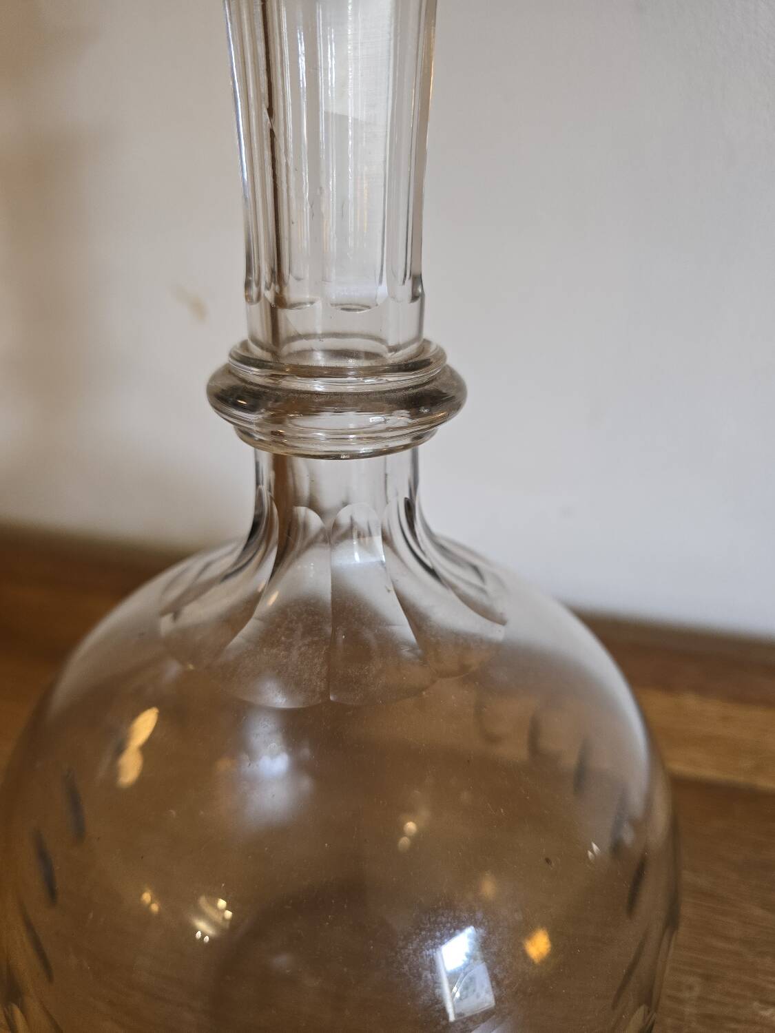 Large wine carafe from around 1950.