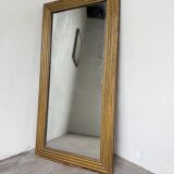 19th century rectangular gilded channel mirror