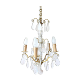 Baroque chandelier with crystal tassels