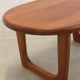 Table de salon design Niels Bach en teck deens 'Hansen'