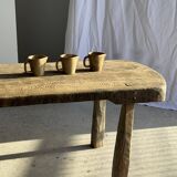 Set of 3 small jugs or milk pots in stoneware H8 D8.5