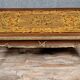Louis XV style coffee table in marquetry and patinated bronzes circa 1950