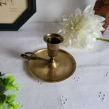 Brass hand candlestick