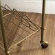 Vintage serving cart on wheels