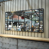 Industrial metal mirror 1930s - 112x221cm