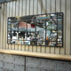 Industrial metal mirror 1930s - 112x221cm