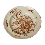 Sepia-colored dish, Congo Longchamp model