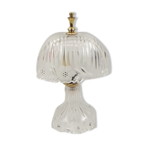 Table lamp in transparent crystal decoration flowers 28 cm