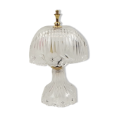 Table lamp in transparent crystal decoration flowers 28 cm