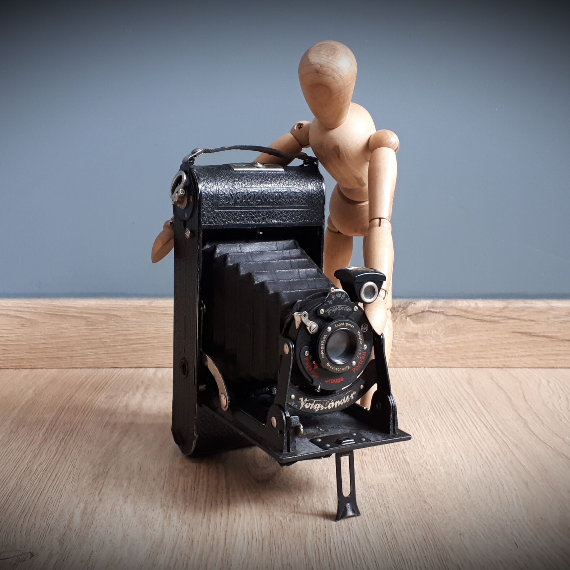 Old camera bellows Voigslander