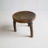 Wa-Hehe tribal carved tripod stool, Tanzania 1950s