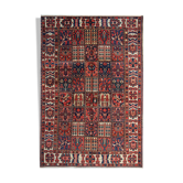 Hand made traditional persian area rug fine red wool carpet 210x279cm