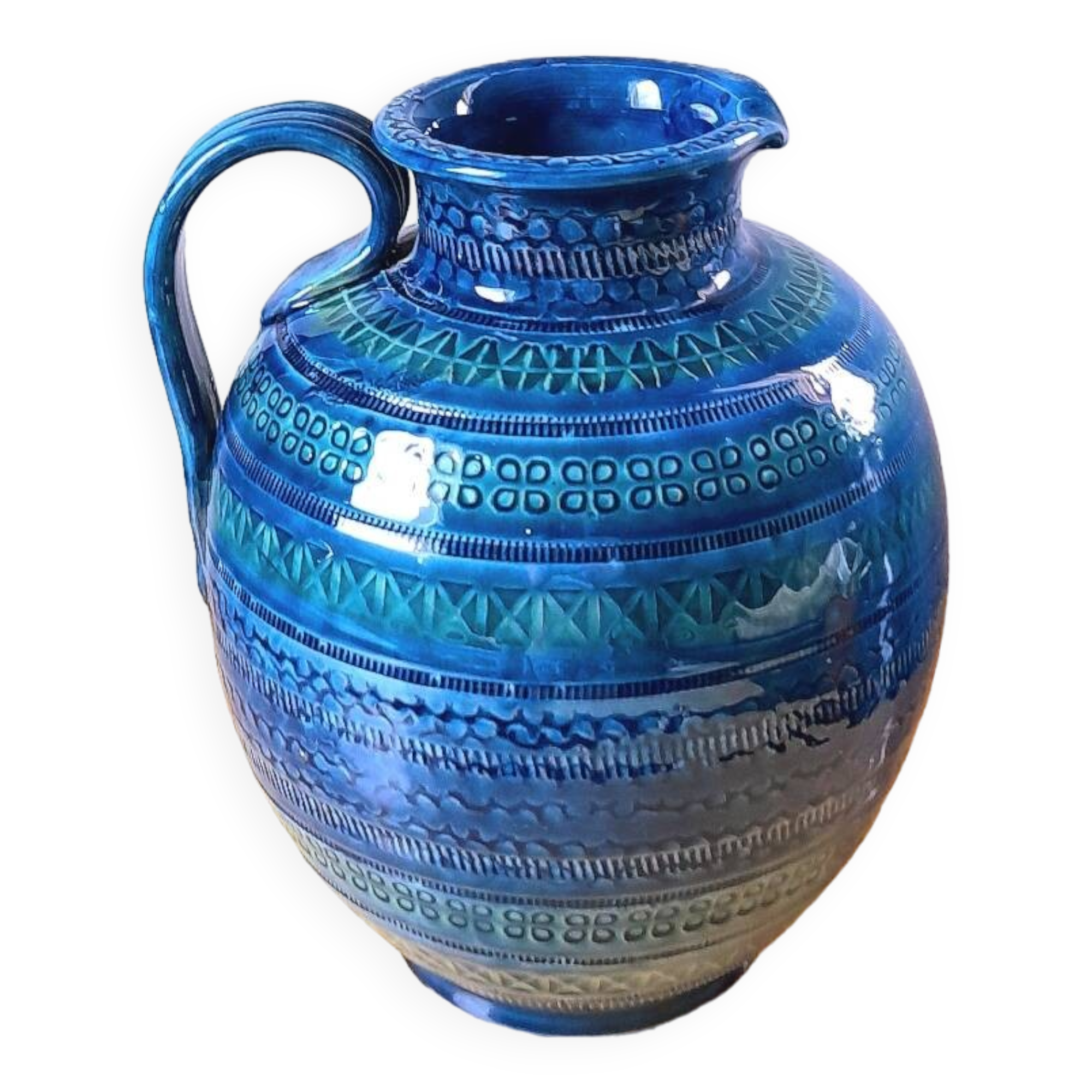 Cruche Rimini blu , Aldo Londi ,1970.