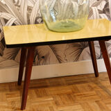 Formica coffee table, compass legs