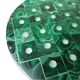 Vintage solitaire game in malachite, African work, 1960s-1970s.