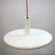 White XL Fog & Morup Optima Pendant Lamp: Hans Due Design, Denmark 1970s