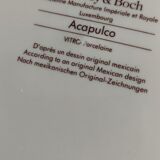 6 dessert plates acapulco villeroy and bosch