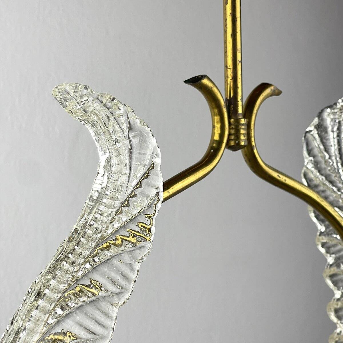 Murano chandelier by Ercole Barovier Barovier & Toso, Italy, 1930s