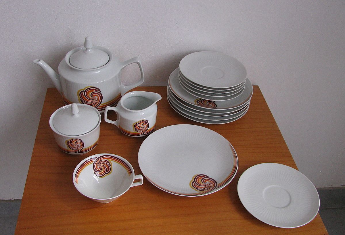 Coffee service from Bareuther Waldsassen Bavaria, 1970s