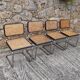 Lot de 4 chaises B32 et 2 fauteuils B64 Marcel Breuer
