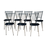 Lot of 7 chairs 60/70s
