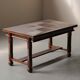 Modernist oak dining table, France, 1940–1950