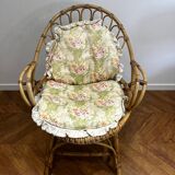 Vintage rattan rocking chair
