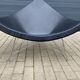 Vitra Coconut Chair de George Nelson, cuir noir