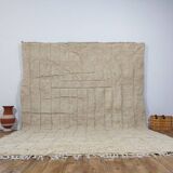 Handmade moroccan berber rug 345 x 257 cm