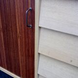 Enfilade midcentury avec pieds en laiton