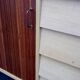 Midcentury sideboard with brass legs