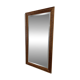 Vintage wooden wall mirror
