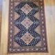 Midnight blue wool Persian rug