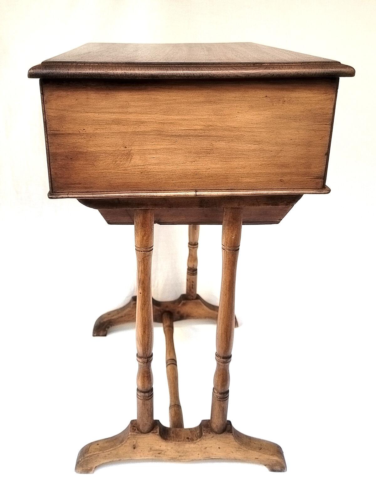 Old wooden sewing box