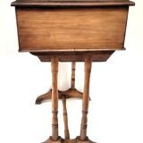 Old wooden sewing box