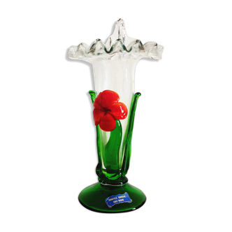 Vase verre soufflé