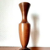 Vase soliflore design en bois