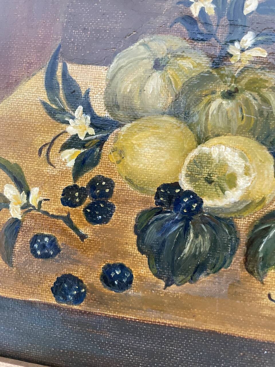 Still life oil painting