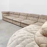 Vintage modular sectional sofa Laauser 'Ivory beige'