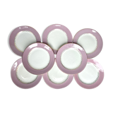 Antique porcelain dessert plates