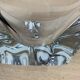 Empty ashtray trilobed crystal bag Daum